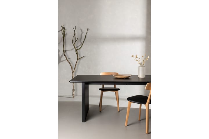 Ruokapöytä Sicharo 200 cm - Musta - Ruokapöydät & keittiön pöydät