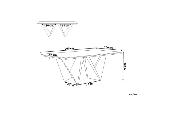 Ruokapöytä Sintra 100 cm - Puu/Luonnonväri - Ruokapöydät & keittiön pöydät