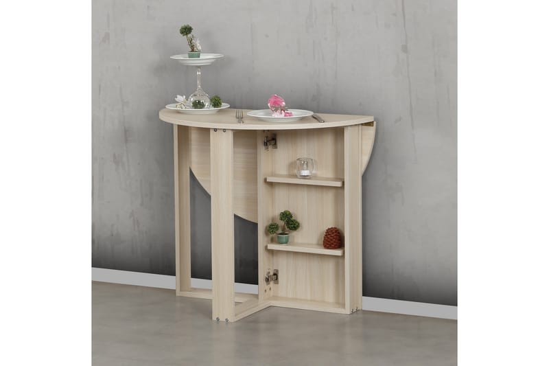 Ruokapöytä Skoglund Pyöreä Taitettava - Huonekalut - Pöytä & ruokailuryhmä - Ruokapöydät & keittiön pöydät