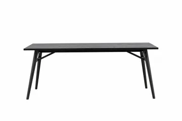 Ruokapöytä Sleek Jatkettava 195 cm - Musta - Huonekalut - Pöytä & ruokailuryhmä - Ruokapöydät & keittiön pöydät