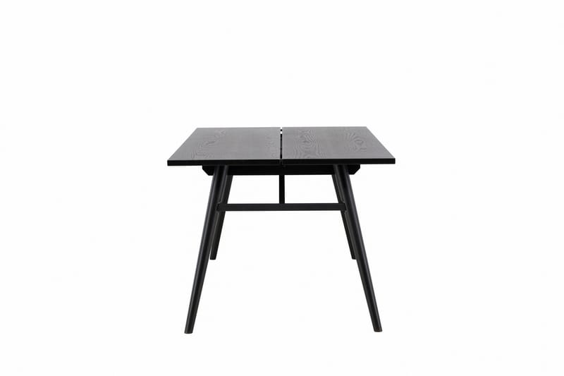 Ruokapöytä Sleek Jatkettava 195 cm - Musta - Huonekalut - Pöytä & ruokailuryhmä - Ruokapöydät & keittiön pöydät
