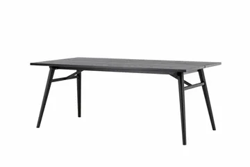 Ruokapöytä Sleek Jatkettava 195 cm - Musta - Huonekalut - Pöytä & ruokailuryhmä - Ruokapöydät & keittiön pöydät