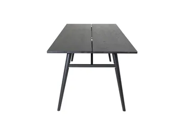 Ruokapöytä Sleek Jatkettava 195 cm - Musta - Huonekalut - Pöytä & ruokailuryhmä - Ruokapöydät & keittiön pöydät