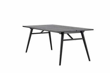 Ruokapöytä Sleek Jatkettava 195 cm - Musta - Huonekalut - Pöytä & ruokailuryhmä - Ruokapöydät & keittiön pöydät