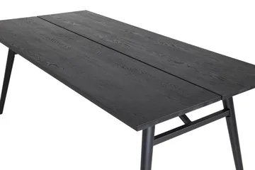 Ruokapöytä Sleek Jatkettava 195 cm - Musta - Huonekalut - Pöytä & ruokailuryhmä - Ruokapöydät & keittiön pöydät