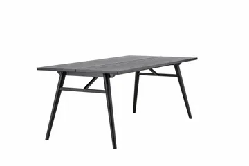 Ruokapöytä Sleek Jatkettava 195 cm - Musta - Huonekalut - Pöytä & ruokailuryhmä - Ruokapöydät & keittiön pöydät