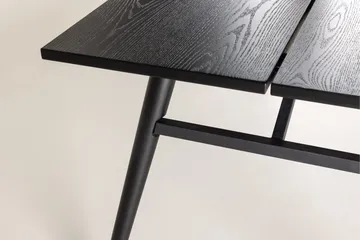 Ruokapöytä Sleek Jatkettava 195 cm - Musta - Huonekalut - Pöytä & ruokailuryhmä - Ruokapöydät & keittiön pöydät