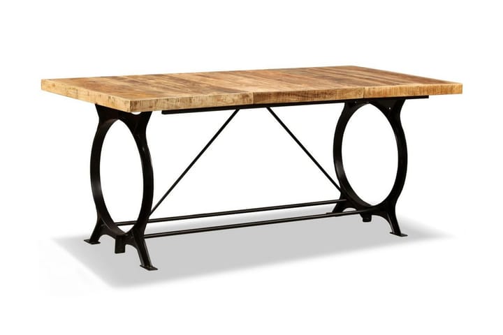 Ruokapöytä Täysi karkea mangopuu 180 cm - Ruskea - Ruokapöydät & keittiön pöydät