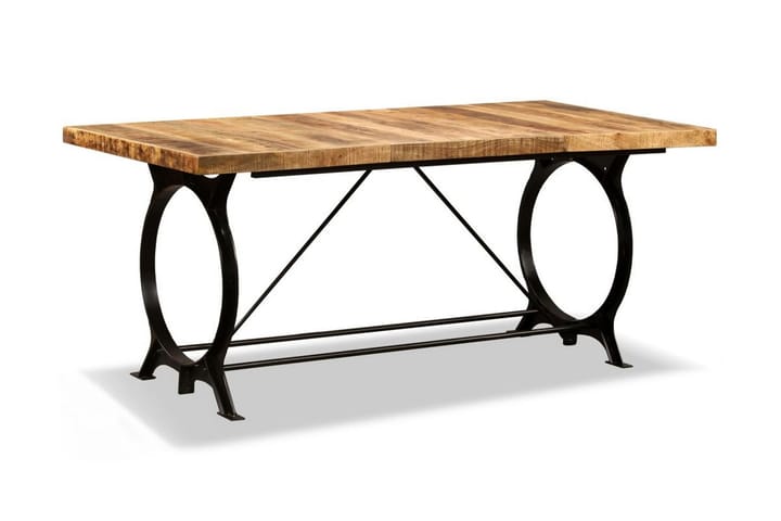 Ruokapöytä Täysi karkea mangopuu 180 cm - Ruskea - Ruokapöydät & keittiön pöydät
