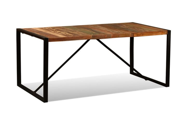 Ruokapöytä Täysi kierrätyspuu 180 cm - Ruskea - Ruokapöydät & keittiön pöydät