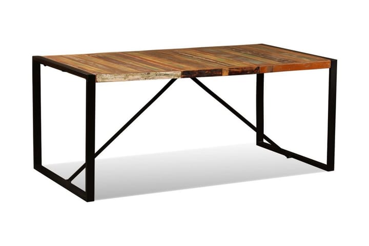Ruokapöytä Täysi kierrätyspuu 180 cm - Ruskea - Ruokapöydät & keittiön pöydät