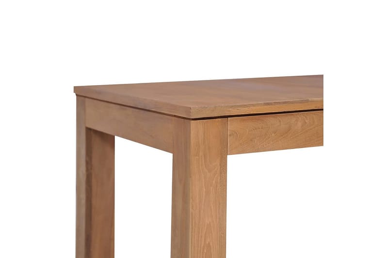 Ruokapöytä tiikki luonnollinen viimeistely 140x70x76cm - Ruskea - Huonekalut - Pöytä & ruokailuryhmä - Ruokapöydät & keittiön pöydät