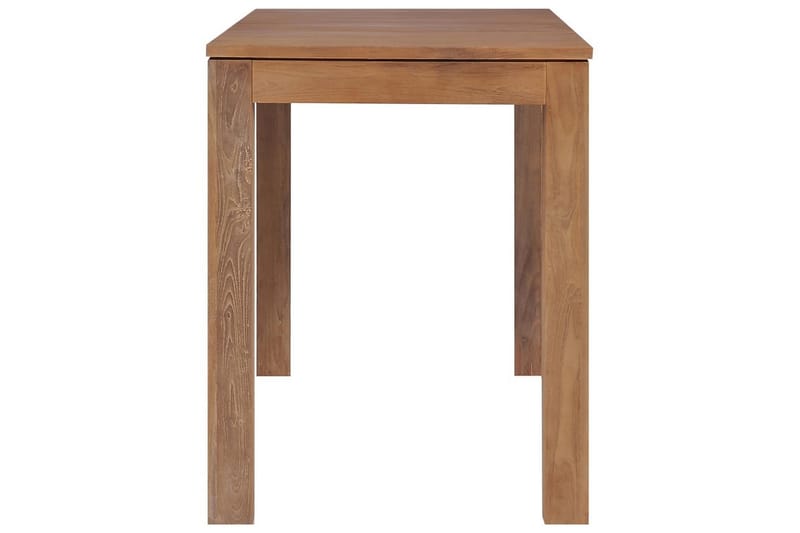Ruokapöytä tiikki luonnollinen viimeistely 140x70x76cm - Ruskea - Huonekalut - Pöytä & ruokailuryhmä - Ruokapöydät & keittiön pöydät