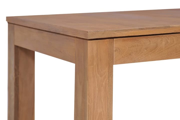 Ruokapöytä tiikki luonnollinen viimeistely 180x90x76cm - Ruskea - Ruokapöydät & keittiön pöydät