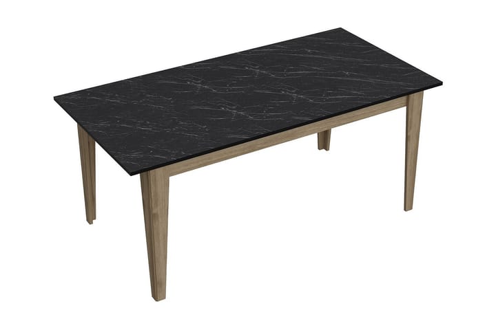 Ruokapöytä Tomoe 180 cm - Pähkinä/Musta - Ruokapöydät & keittiön pöydät