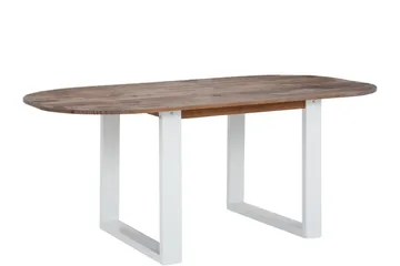 Ruokapöytä Torpa Soikea 220 cm - Ruskea - Huonekalut - Pöytä & ruokailuryhmä - Ruokapöydät & keittiön pöydät