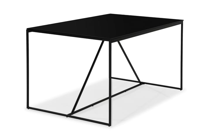 Ruokapöytä Treni 140 cm - Lasi/Metalli - Ruokapöydät & keittiön pöydät