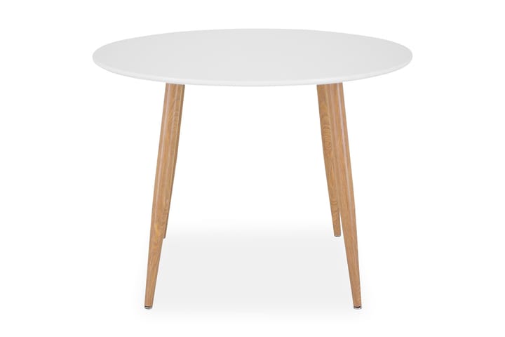 Ruokapöytä Trym 100 cm Pyöreä - Valkoinen - Ruokapöydät & keittiön pöydät