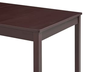 Ruokapöytä tummanruskea 140x70x73 cm mänty - Ruskea - Huonekalut - Pöytä & ruokailuryhmä - Ruokapöydät & keittiön pöydät