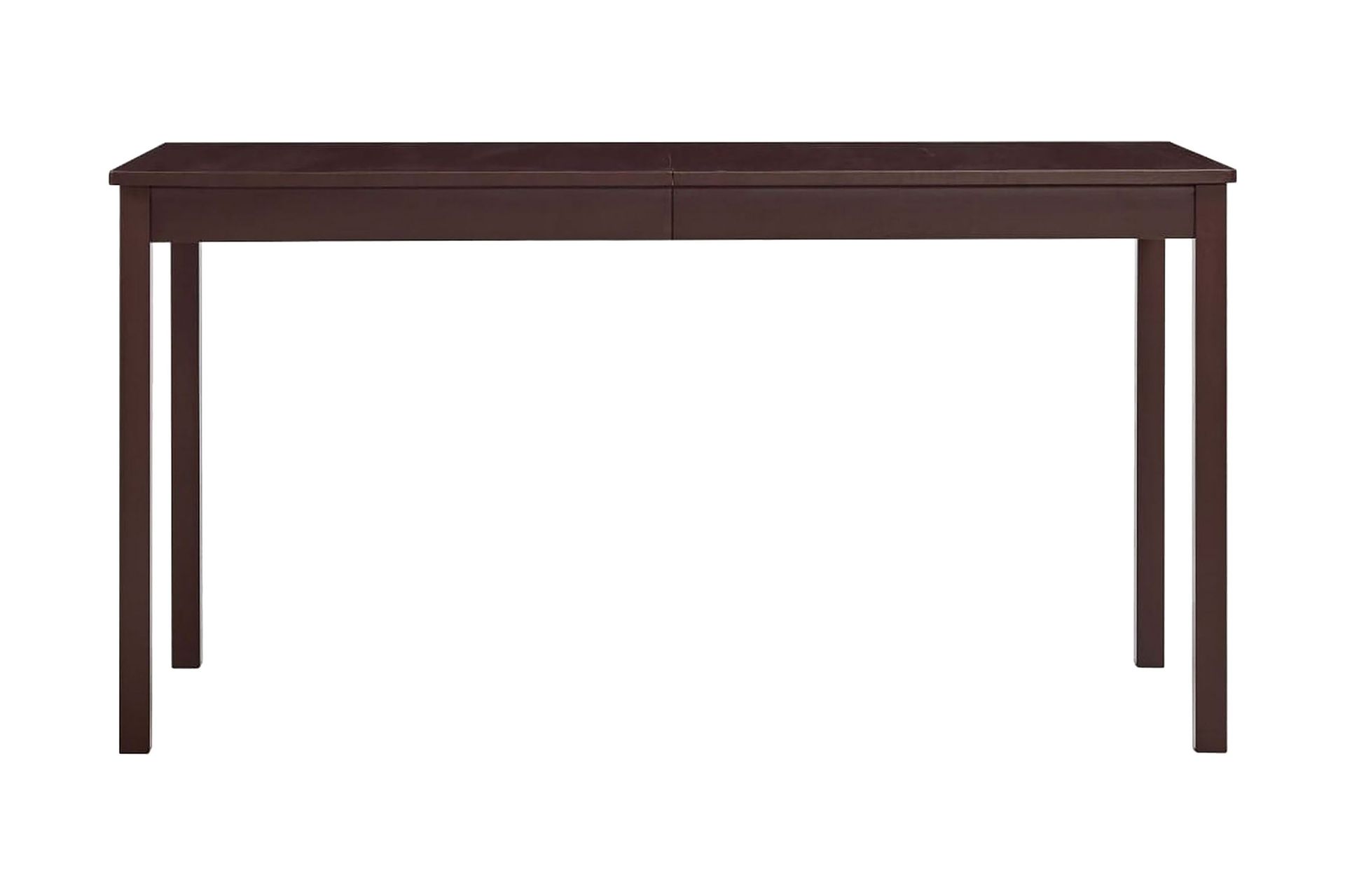 Ruokapöytä tummanruskea 140x70x73 cm mänty - Ruskea - Huonekalut - Pöytä & ruokailuryhmä - Ruokapöydät & keittiön pöydät