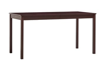 Ruokapöytä tummanruskea 140x70x73 cm mänty - Ruskea - Huonekalut - Pöytä & ruokailuryhmä - Ruokapöydät & keittiön pöydät