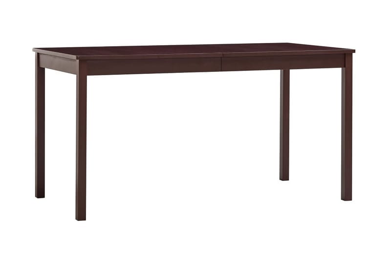 Ruokapöytä tummanruskea 140x70x73 cm mänty - Ruskea - Huonekalut - Pöytä & ruokailuryhmä - Ruokapöydät & keittiön pöydät
