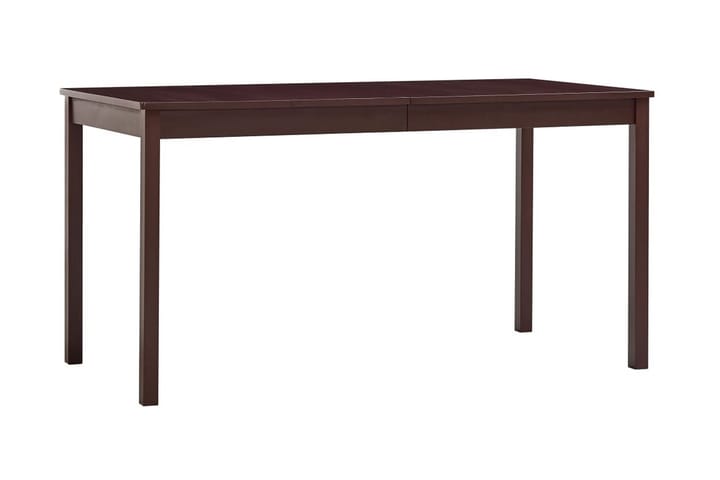 Ruokapöytä tummanruskea 140x70x73 cm mänty - Ruskea - Ruokapöydät & keittiön pöydät