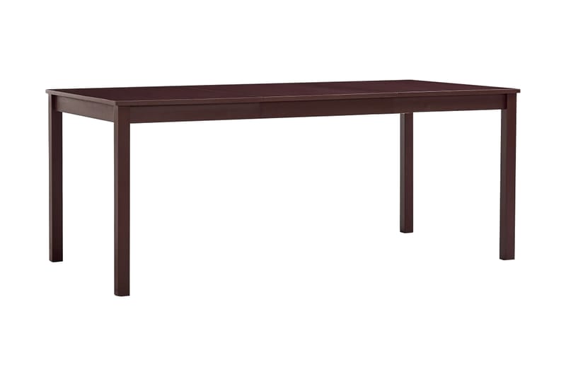 Ruokapöytä tummanruskea 180x90x73 cm mänty - Ruskea - Huonekalut - Pöytä & ruokailuryhmä - Ruokapöydät & keittiön pöydät