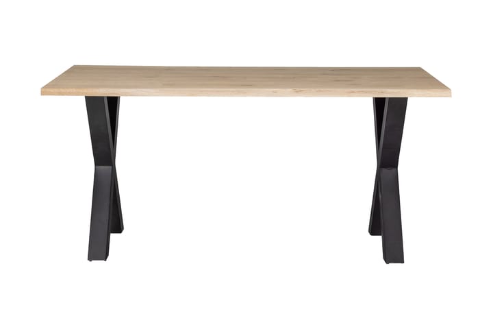 Ruokapöytä Tuor A-jalat 160 cm - Tammi/Musta - Ruokapöydät & keittiön pöydät