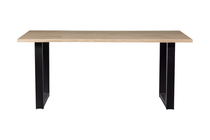 Ruokapöytä Tuor U-jalat 180 cm - Tammi/Musta - Ruokapöydät & keittiön pöydät