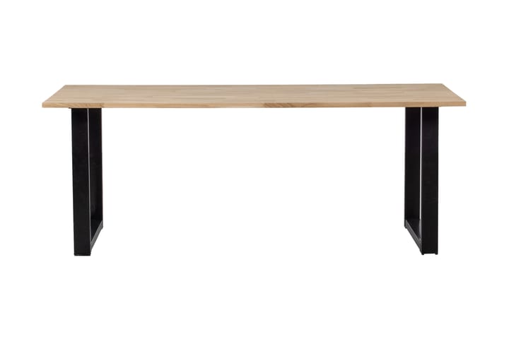 Ruokapöytä Tuor U-jalat 200 cm - Tammi/Musta - Ruokapöydät & keittiön pöydät