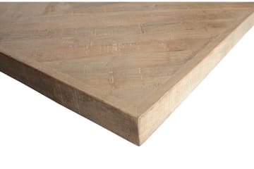 Ruokapöytä Tuor X-jalka 200 cm - Kalanruoto/Luonnonväri/Musta - Huonekalut - Pöytä & ruokailuryhmä - Ruokapöydät & keittiön pöydät