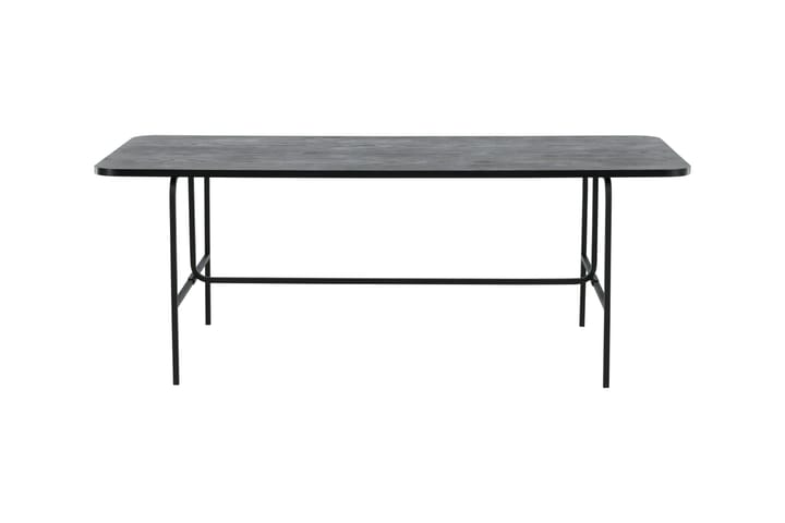 Ruokapöytä Unnao 200 cm - Musta - Ruokapöydät & keittiön pöydät