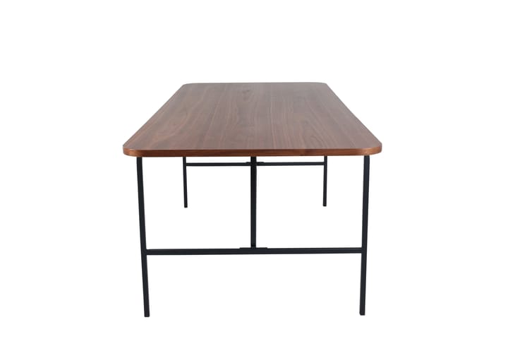 Ruokapöytä Unnao 200 cm - Pähkinänruskea/Musta - Ruokapöydät & keittiön pöydät