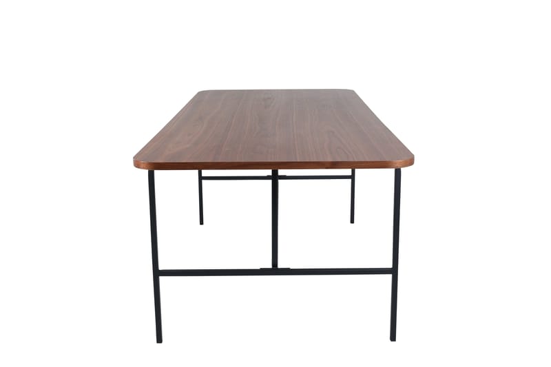 Ruokapöytä Uno 200 cm - Pähkinänruskea/Musta - Huonekalut - Pöytä & ruokailuryhmä - Ruokapöydät & keittiön pöydät