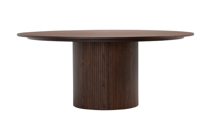 Ruokapöytä Uppveda 180 cm Pyöreä - Tummanruskea - Ruokapöydät & keittiön pöydät