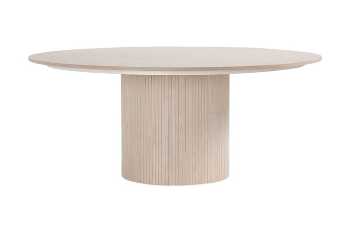 Ruokapöytä Uppveda 180 cm Pyöreä - Valkoinen - Ruokapöydät & keittiön pöydät