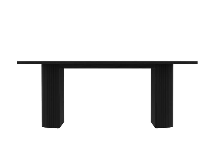 Ruokapöytä Uppveda 200 cm - Musta - Ruokapöydät & keittiön pöydät