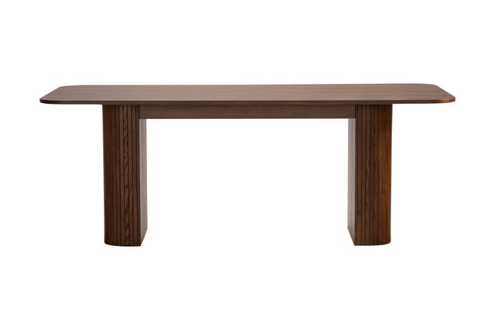 Ruokapöytä Uppveda 200 cm - Tummanruskea - Ruokapöydät & keittiön pöydät