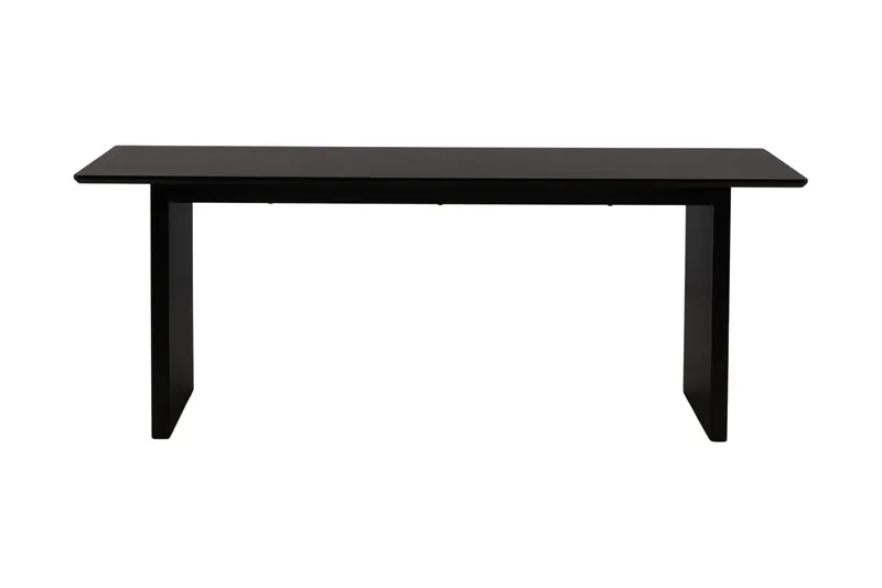 Ruokapöytä Vail 200 cm - Musta - Huonekalut - Pöytä & ruokailuryhmä - Ruokapöydät & keittiön pöydät