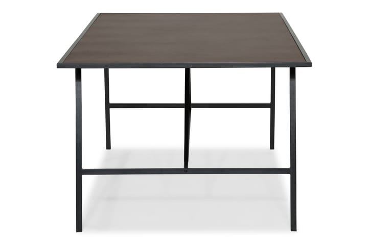 Ruokapöytä Valens 204 cm - Ruskea/Musta - Ruokapöydät & keittiön pöydät