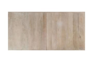 Ruokapöytä valkoinen 160x80x75 cm mangopuu - Valkoinen - Huonekalut - Pöytä & ruokailuryhmä - Ruokapöydät & keittiön pöydät