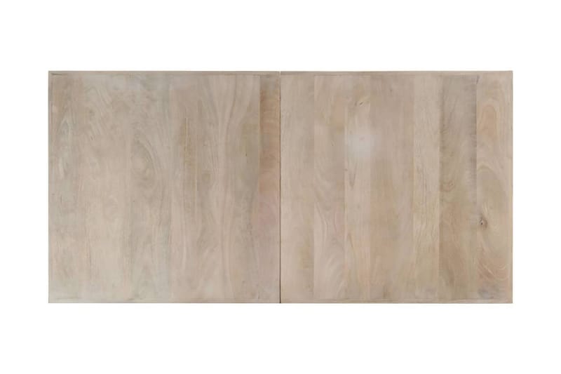 Ruokapöytä valkoinen 160x80x75 cm mangopuu - Valkoinen - Huonekalut - Pöytä & ruokailuryhmä - Ruokapöydät & keittiön pöydät