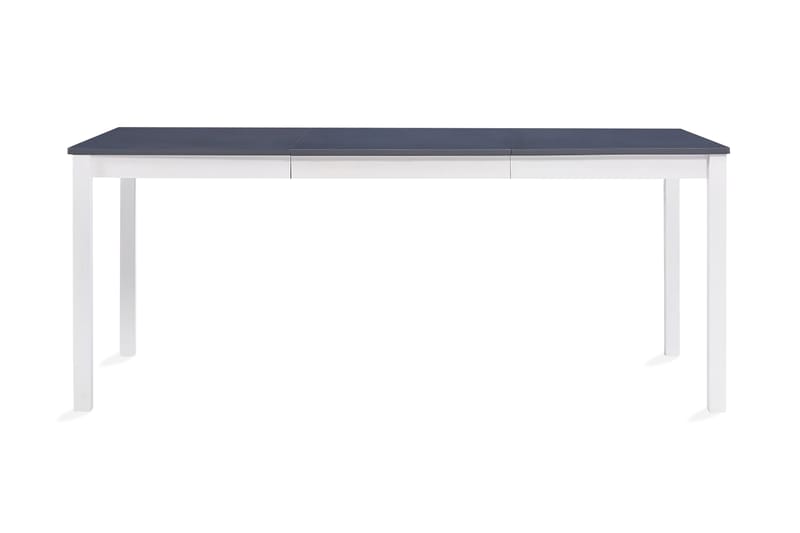 Ruokapöytä valkoinen ja harmaa 180x90x73 cm mänty - Harmaa - Huonekalut - Pöytä & ruokailuryhmä - Ruokapöydät & keittiön pöydät