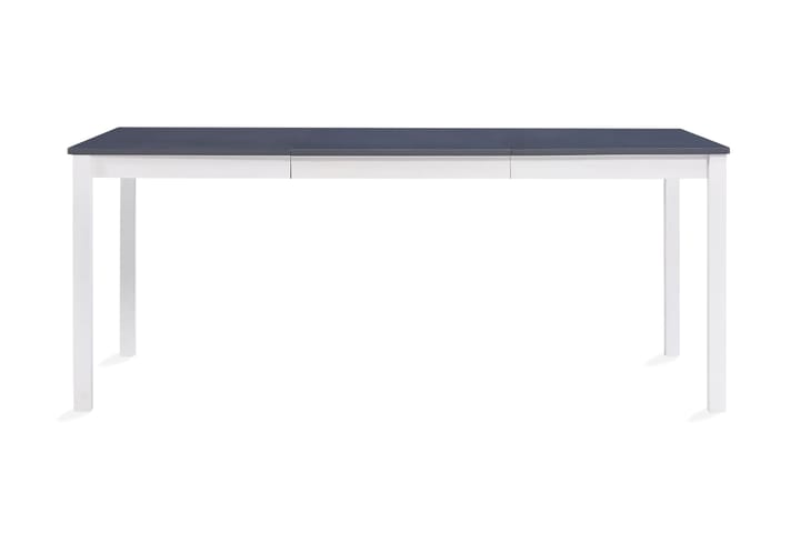 Ruokapöytä valkoinen ja harmaa 180x90x73 cm mänty - Harmaa - Ruokapöydät & keittiön pöydät