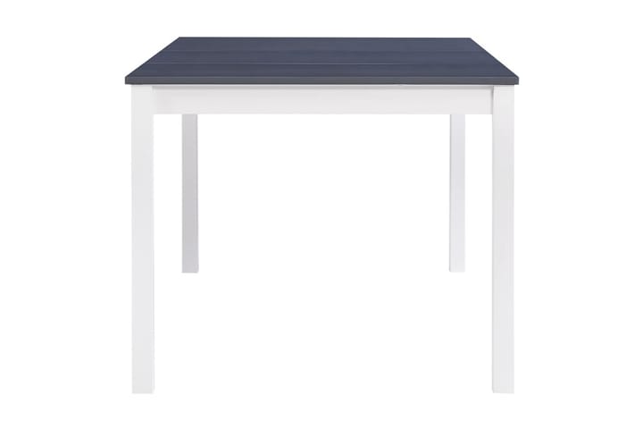 Ruokap�öytä valkoinen ja harmaa 180x90x73 cm mänty - Harmaa - Ruokapöydät & keittiön pöydät