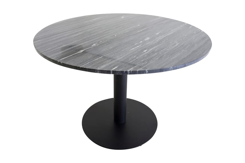 Ruokapöytä Venture Home Admira-ruokapöytä 106 cm pyöreä marmori Black, undefined
