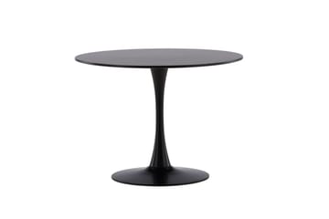 Ruokapöytä Venture Home Glade-ruokapöytä 100x74 cm pyöreä Black - Huonekalut - Pöytä & ruokailuryhmä - Ruokapöydät & keittiön pöydät
