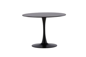 Ruokapöytä Venture Home Glade-ruokapöytä 100x74 cm pyöreä Black - Huonekalut - Pöytä & ruokailuryhmä - Ruokapöydät & keittiön pöydät