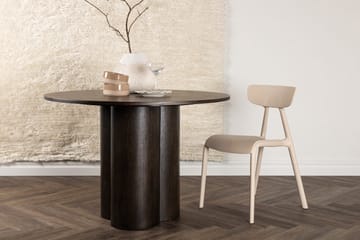 Ruokapöytä Venture Home Olivia-ruokapöytä 110 cm pyöreä Brown 110 cm - Huonekalut - Pöytä & ruokailuryhmä - Ruokapöydät & keittiön pöydät